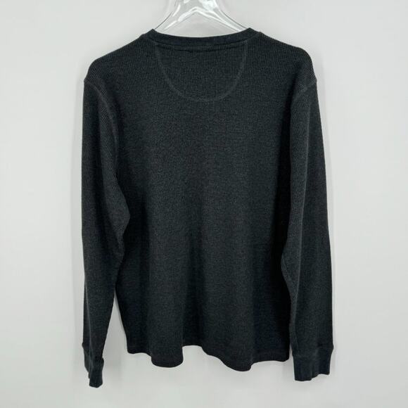 Members Mark gray crew soft wash waffle weave thermal top long sleeve XL - Picture 3 of 8